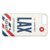 LAX Airport iPhone 7 PLUS Cover Case-Mate iPhoneケース (裏面(横))