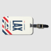 LAX Los Angeles Gepäckanhänger ラゲッジタグ (正面横)