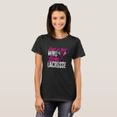 LAX Player Sport Just A Girl Who Loves Lacrosse Tシャツ (正面フル)