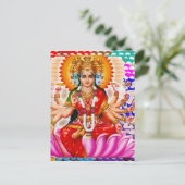 LAXMI – 富の女神 ポストカード (スタンド正面)