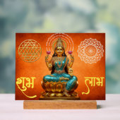 Laxmi Mata伝統的ポスター アクリルサイン (ニュートラル)