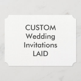LAYD 100 lb 7" x 5"チケット形状結婚式招待状 招待状