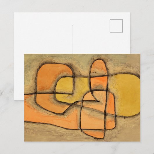 Layered, 1937 by Paul Klee ポストカード (正面/裏面)