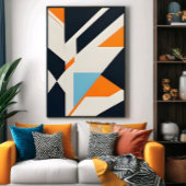Layered Abstract  Geometry ポスター