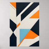 Layered Abstract  Geometry ポスター (正面)