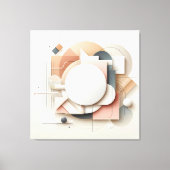 Layered Dimensional Forms キャンバスプリント (正面)