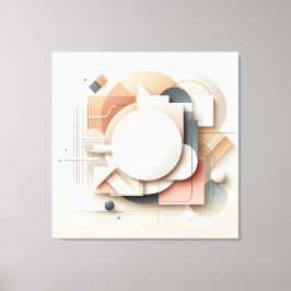 Layered Dimensional Forms キャンバスプリント