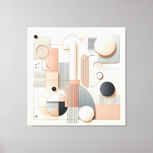 Layered Dimensional Harmony キャンバスプリント (正面)