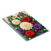 Layered Floral Paper-Cut Garden ノートブック (右側)