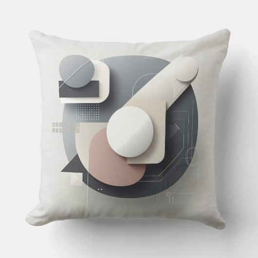 Layered Geometry Spherework  クッション (正面)