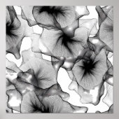 Layered Lace Labyrinth Decoupage Template Line Art ポスター (正面)