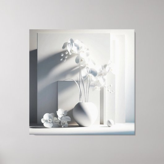 Layered Orchid Still Life キャンバスプリント (正面)