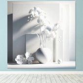 Layered Orchid Still Life キャンバスプリント (インサイチュ (ウッドフロア))