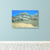 Layered Peaks of the Mojave Desert キャンバスプリント (インサイチュ (ウッドフロア))