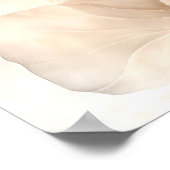 Layered Petal Calm – Elegant Abstract #3 ポスター (角)