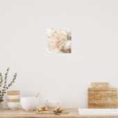 Layered Petal Calm – Elegant Abstract #3 ポスター (キッチン)