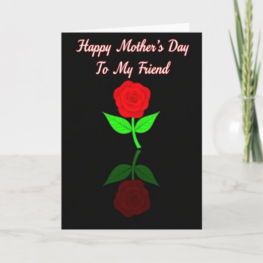 Layered Petal Mothers Day Card カード (正面)