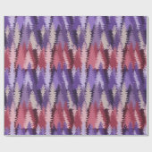 Layered Pine Forest Pattern ラッピングペーパー (フラット)