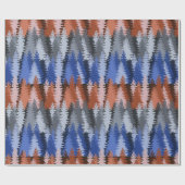 Layered Pine Forest Pattern ラッピングペーパー (フラット)