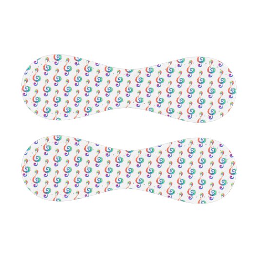 Layered rainbow treble clef 野球ボール (パネル)