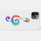 Layered rainbow treble clef Case-Mate iPhoneケース (裏面(横))
