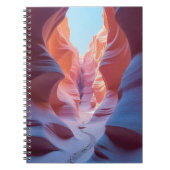 "Layered Realities – Canyon of Code & Memory" ノートブック (正面)