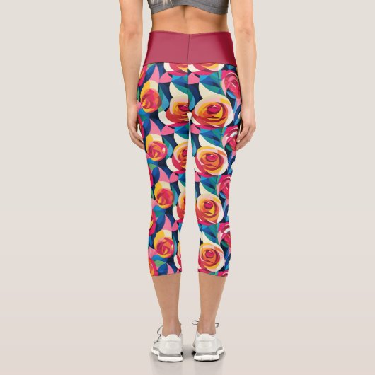 Layered Roses of Love カプリレギンス (裏面)