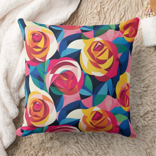 Layered Roses of Love クッション (ブランケット)