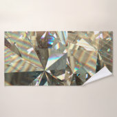 Layered Texture Triangular DiamondまたはCrystal Shap バスタオル (バスタオル)