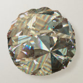 Layered Texture Triangular DiamondまたはCrystal Shap ラウンドクッション (裏面)
