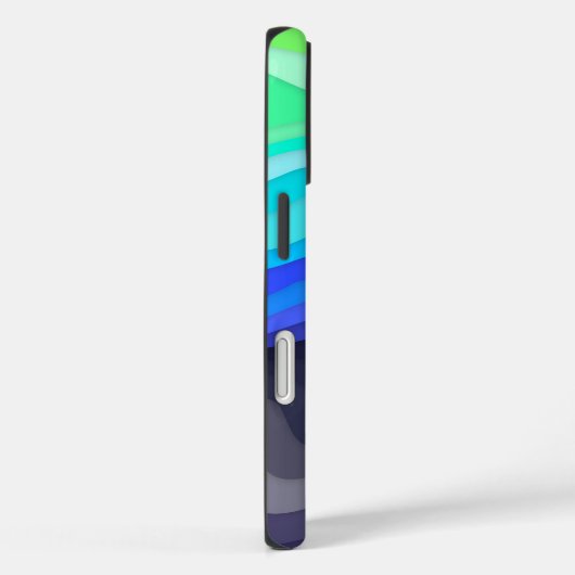 Layered Waves iPhone Case | Dark Galaxy Case-Mate iPhoneケース (裏面 / 右)