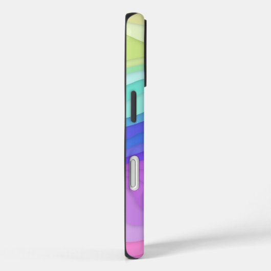 Layered Waves iPhone Case | Kawaii Pastel Case-Mate iPhoneケース (裏面 / 右)