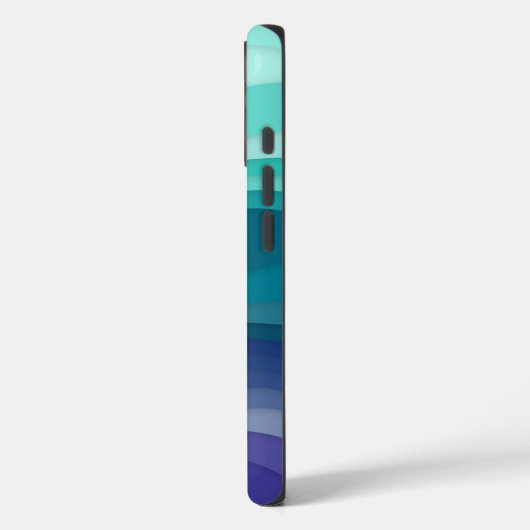 Layered Waves iPhone Case | Ocean Breeze Case-Mate iPhoneケース (裏面 / 左)