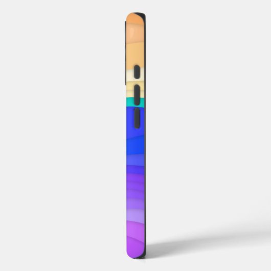 Layered Waves iPhone Case | Sunset Sorbet Case-Mate iPhoneケース (裏面 / 左)