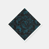 Layering Fishes Pattern 01.blue.b スタンダードカクテルナプキン (角)