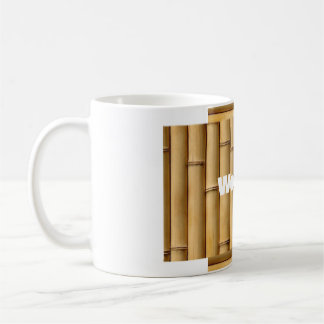 Layers of Bamboo Rhythm in Bamboo Natural Repetiti コーヒーマグカップ