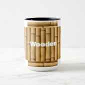 Layers of Bamboo Rhythm in Bamboo Natural Repetiti マグカップ (中央)