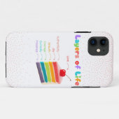 Layers of Life - Rainbow Cake of Growth & Mindset Case-Mate iPhoneケース (裏面(横))
