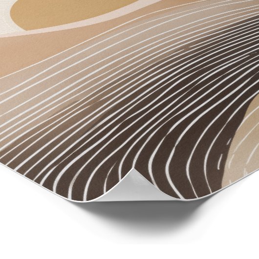 Layers Of Mountains Abstract ポスター (角)