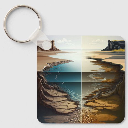 Layers Unveiled キーホルダー (正面)