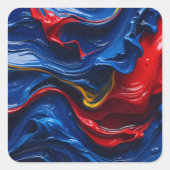 Layers Upon Layers Of Paint スクエアシール (正面)