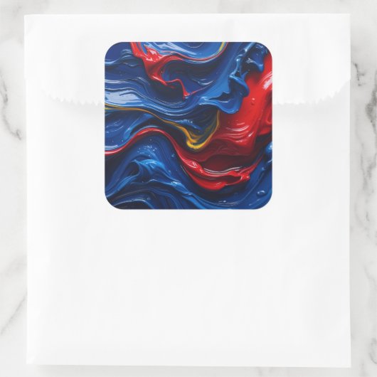 Layers Upon Layers Of Paint スクエアシール (バッグ)