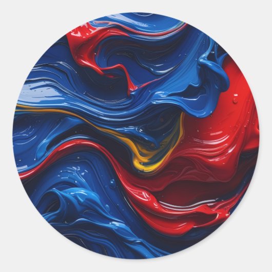 Layers Upon Layers Of Paint ラウンドシール (正面)