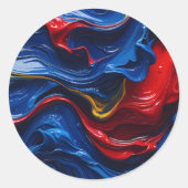 Layers Upon Layers Of Paint ラウンドシール (正面)