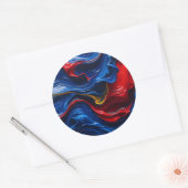 Layers Upon Layers Of Paint ラウンドシール (封筒)