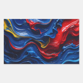 Layers Upon Layers Of Paint 長方形シール