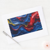 Layers Upon Layers Of Paint 長方形シール (封筒)