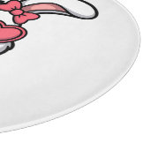 layful Kawaii Rabbit with Bubblegum Bubble カッティングボード (角)