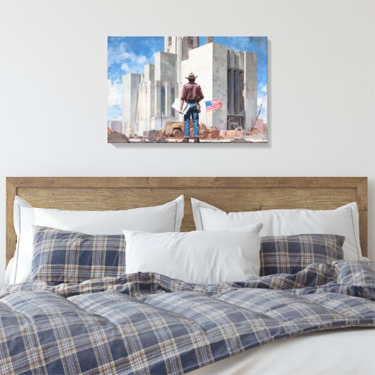 Laying the Foundations  キャンバスプリント (インサイチュ (寝室))