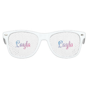 Laylaのスタイリッシュな筆記体 キッズサングラス